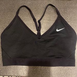 Black Nike sports bra